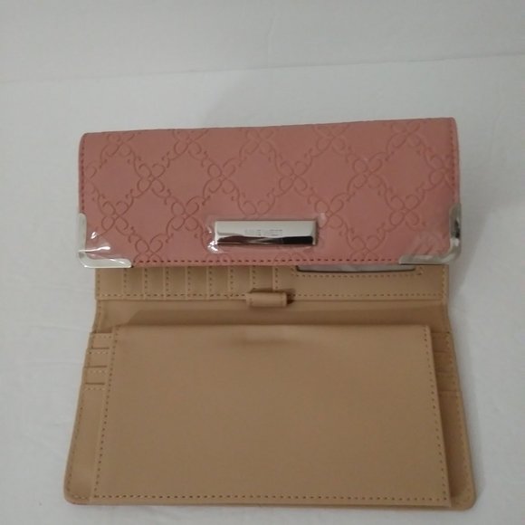Nine West Pink Rose Quartz Wallet - Picture 2 of 12